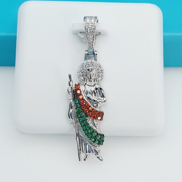 "925 Sterling Silver CZ Beautiful Pendant for Women, 1USPAR4066 - Picture 5 of 11